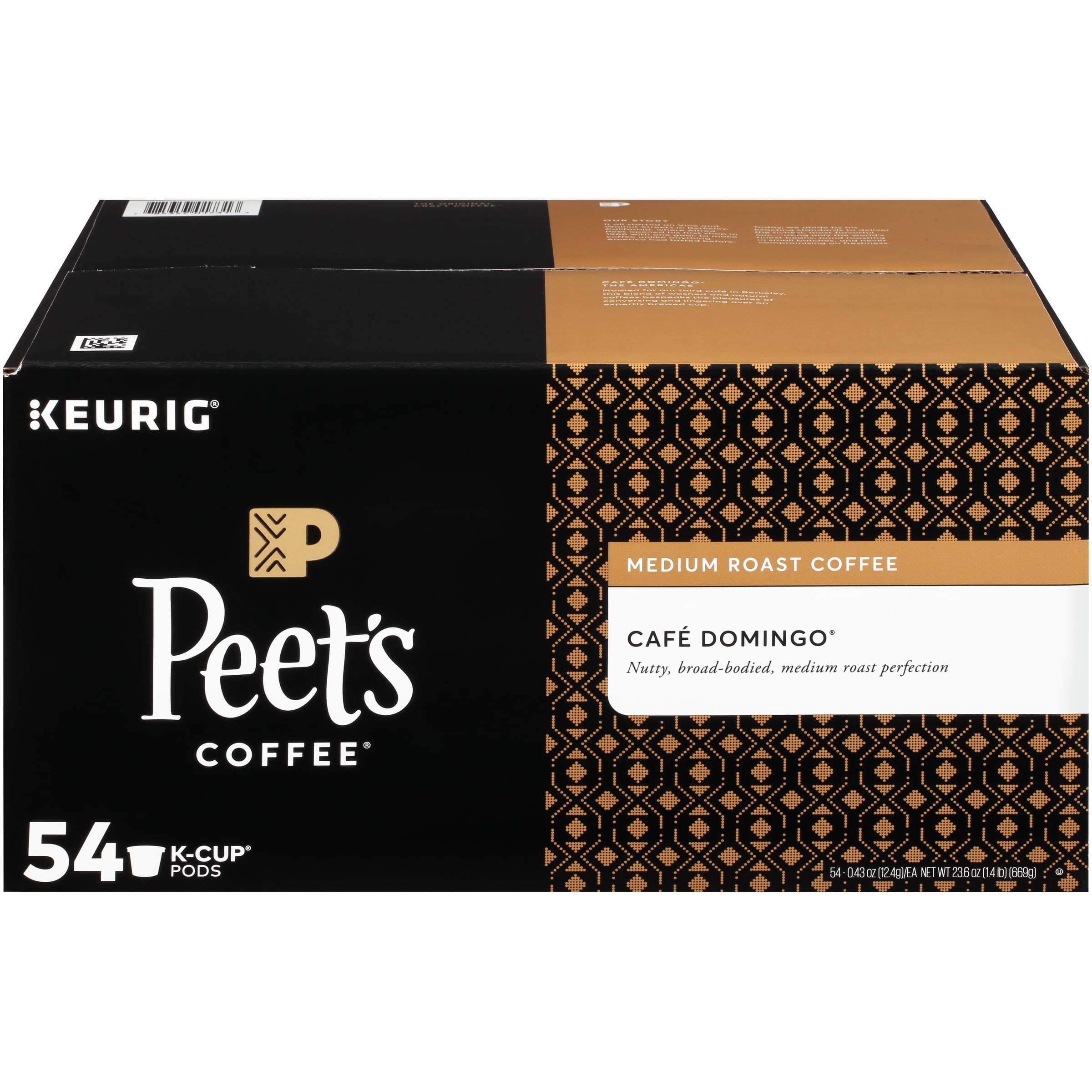 Peet's Coffee® Café Domingo® Medium Roast K-Cup® Pods Coffee 54 ct Box