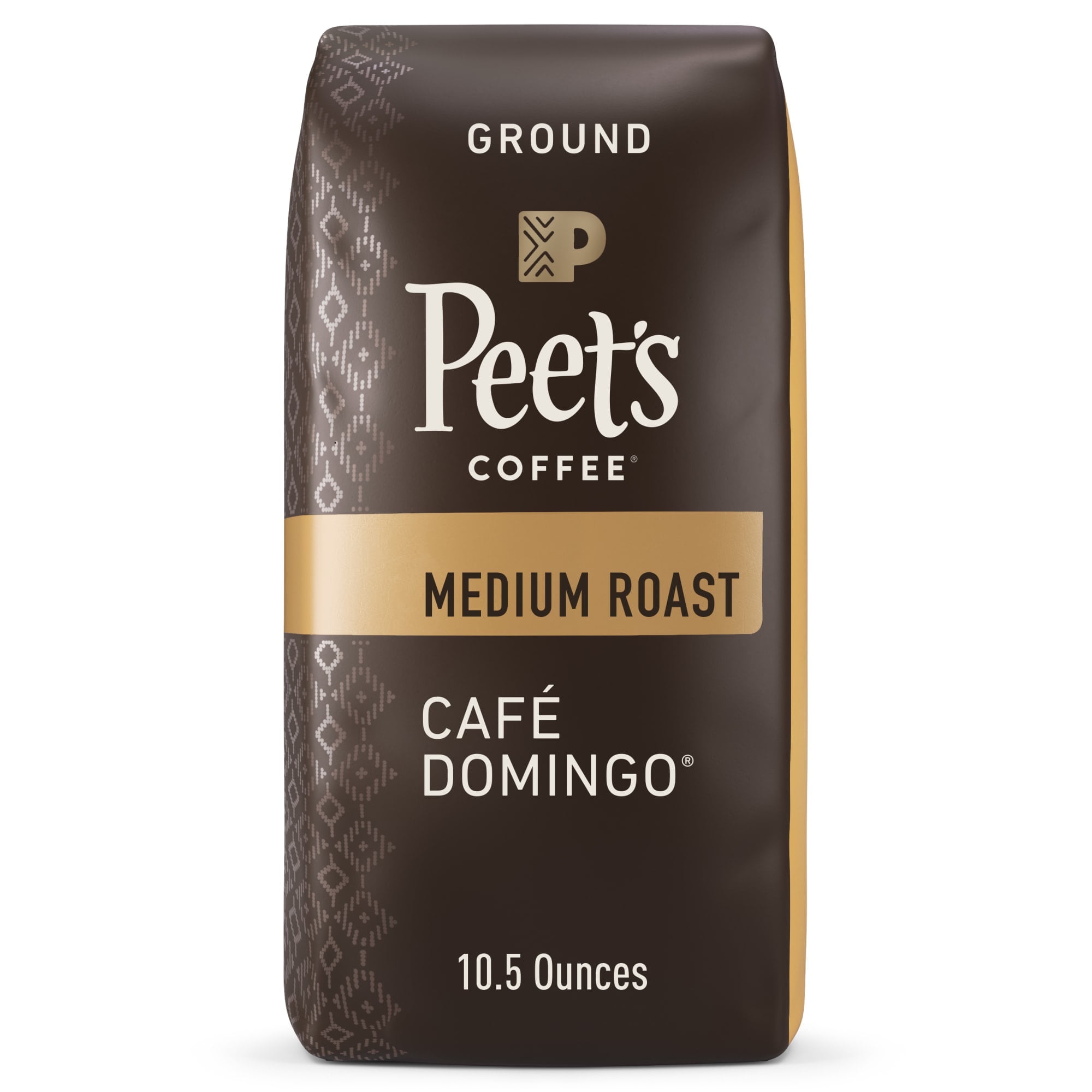 Peet's Coffee Cafe Domingo Premium Medium Roast Ground Coffee, Arabica, 10.5 oz