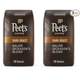thumbnail image 1 of Peet's Coffee, Dark Roast Ground Coffee - Major Dickason's Blend 36 Ounces (2 Bags of 18 Ounces), 1 of 1
