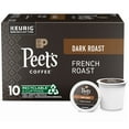 thumbnail image 1 of Peet's Coffee, Dark Roast K-Cup Pods for Keurig Brewers - French Roast 10 Count (1 Box of 10 K-Cup Pods), 1 of 3