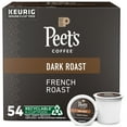 thumbnail image 1 of Peet's Coffee French Roast Premium Dark Roast Single Serve Coffee Pods, 54 Count, 1 of 6