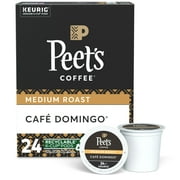 Peet's Coffee Domingo Single Serve Medium Roast Keurig Coffee Pods, 24 Ct