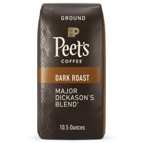 Peet's Coffee Major Dickason's Blend Premium Dark Roast Ground Coffee, Arabica, 10.5 oz