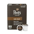 Peet's Coffee Major Dickason's Blend K-Cup Coffee Pods, Premium Dark Roast, 22 Count, Single Serve Capsules Compatible with Keurig
