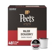 Peet's Coffee Major Dickason's Blend Premium Dark Roast Keurig K-Cup Pods, 48 Count