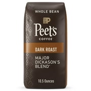 Peet's Coffee Major Dickason's Blend Premium Dark Roast Whole Bean Coffee 10.5 oz