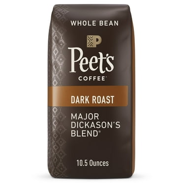 Peet's Coffee Major Dickason's Blend Premium Dark Roast Whole Bean Coffee 10.5 oz