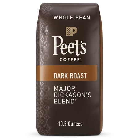 Peet's Coffee  Major Dickason's Blend, Dark Roast Whole Bean Coffee, 10.5 oz Bag