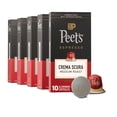 thumbnail image 1 of Peet's Coffee, Medium Roast Espresso Capsules, Compatible with Nespresso Original Machine, 100% Arabica Coffee - Crema Scura Intensity 9, 50 Count (5 Boxes of 10 Espresso Capsules), 1 of 4