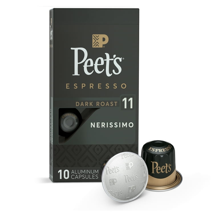 Peet's Coffee Nerissimo Espresso, Dark Roast, 10 Count Peet's Coffee Nerissimo Espresso, Dark Roast, 10 Count