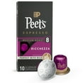 thumbnail image 1 of Peet's Coffee Ricchezza Premium Medium Roast Intensity 8 Espresso Coffee Pods, 10 Count, 1 of 10
