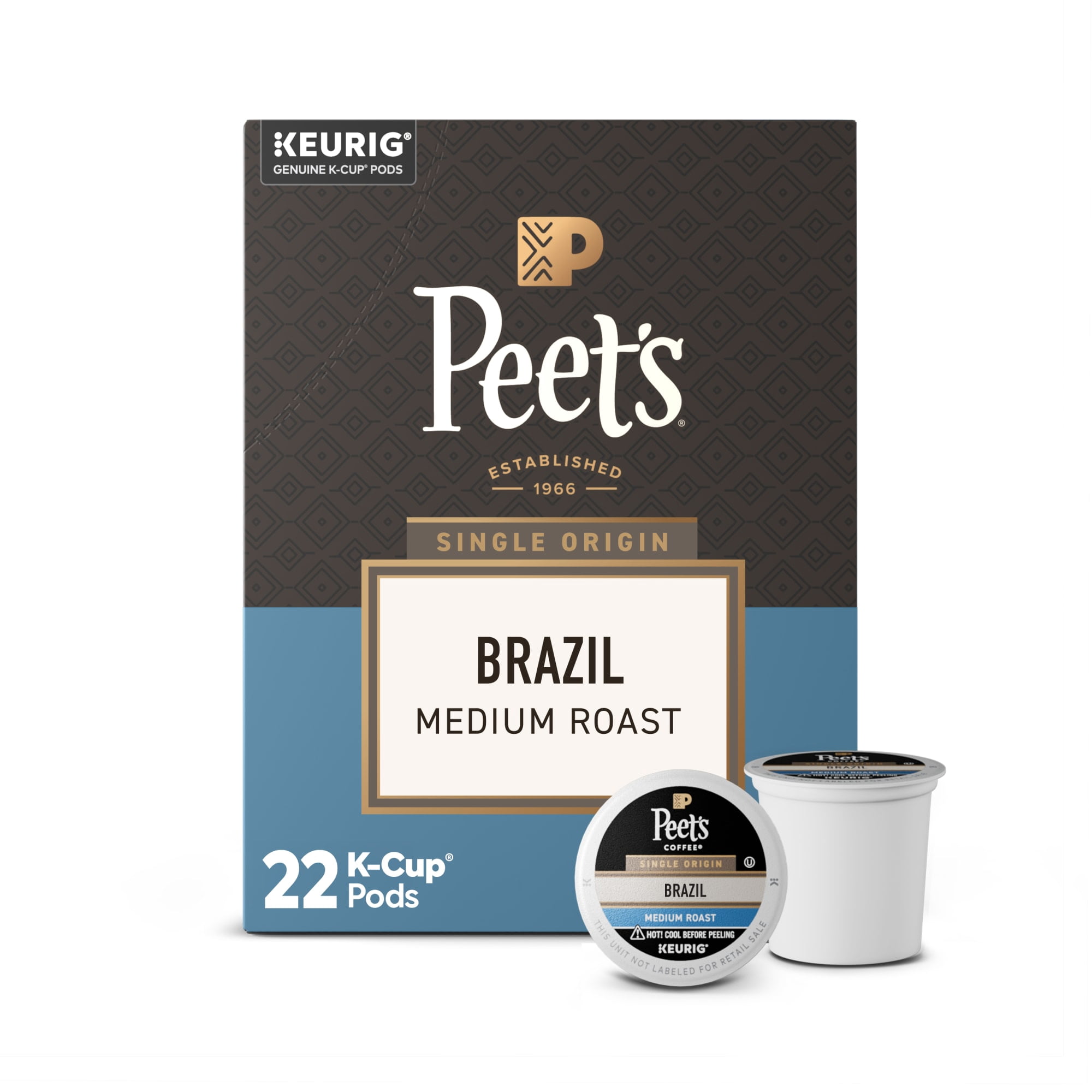 Peet's Coffee Cafe Domingo Blend Medium Roast Single Serve Coffee