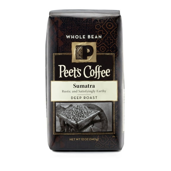 Peet's Coffee Sumatra Whole Bean, 12-Ounce
