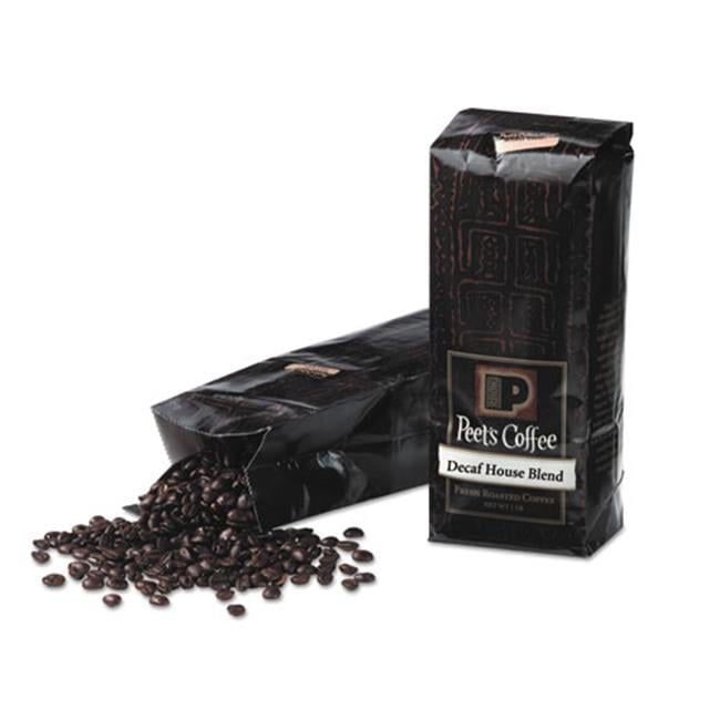Peet's Coffee & Tea Bulk Coffee House Blend Decaf Whole Bean 1 lb Bag 500689