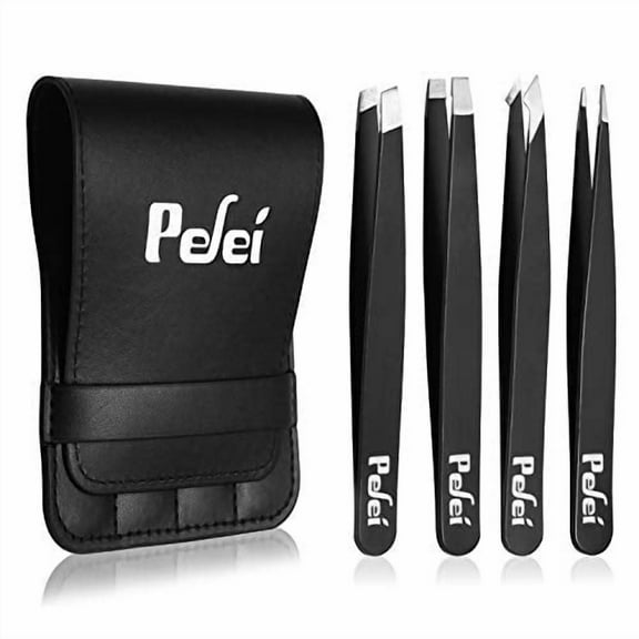 Pefei Tweezers Set - Professional Tweezers for Eyebrows