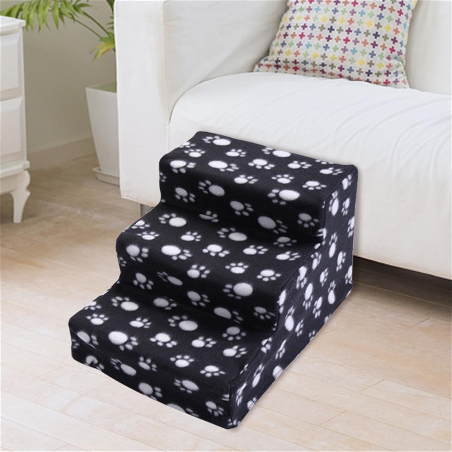 Pefilos 11.7 Inch Dog Stairs and Steps for Small Dogs Cats,Non-Slip 3 Tiers Plastic Dog Ramp/Ladder, Best for Small Animals,Doggy,Kitty, Brown Pefilos 11.7 Inch Dog Stairs and Steps for Small Dogs Cats,Non-Slip 3 Tiers Plastic Dog Ramp/Ladder, Best for Small Animals,Doggy,Kitty, Brown