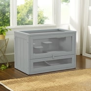 Assess Storage Share Bound Hamster Hutch Reference: Gdlf Indoor Acrylic Hamster Cage With Cabinet Storage Large Habitat