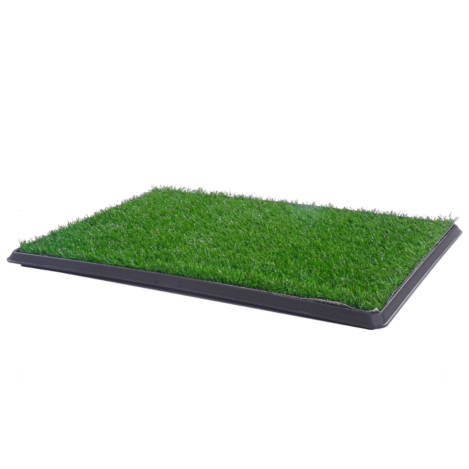 Pefilos 30" Dog Grass Puppy Pee Pad Reusable 3-Layer Training Potty Pad with Tray, Small Pet Toilet for Dog Housebreaking Supplies, Green Pefilos 30" Dog Grass Puppy Pee Pad Reusable 3-Layer Training Potty Pad with Tray, Small Pet Toilet for Dog Housebreaking Supplies, Green