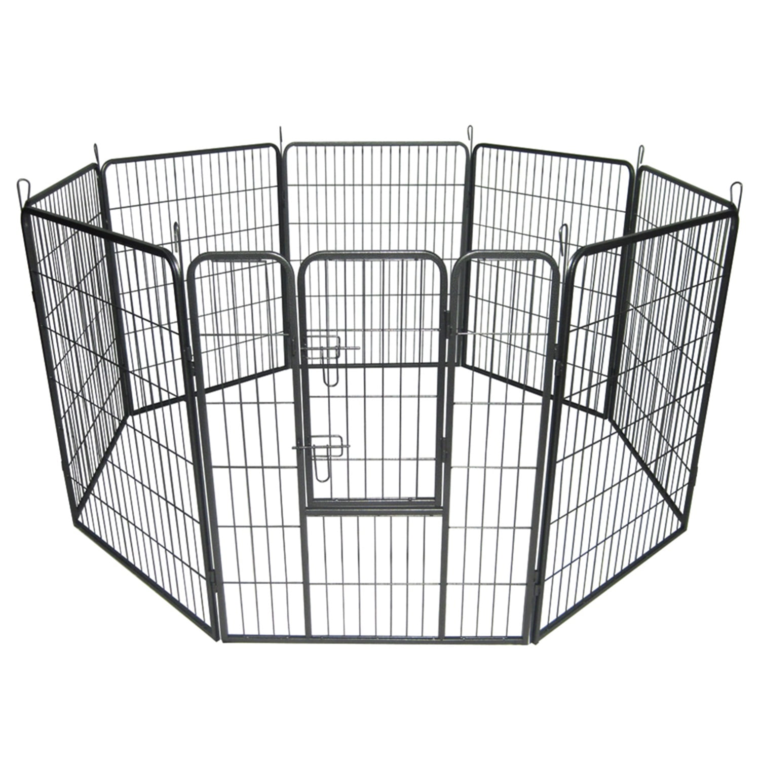 Pefilos 39"Height Dog Playpen Outdoor, 8 Panels Dog Pen Dog Fence Exercise Pen with Doors for Large/Medium/Small Dogs, Pet Puppy Playpen for RV, Camping, Yard, Black L Pefilos 39"Height Dog Playpen Outdoor, 8 Panels Dog Pen Dog Fence Exercise Pen with Doors for Large/Medium/Small Dogs, Pet Puppy Playpen for RV, Camping, Yard, Black L
