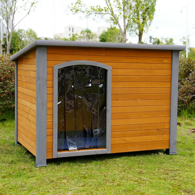 Pefilos Large Outdoor Dog House, Waterproof, Sturdy, Insulated