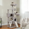 thumbnail image 1 of Pefilos 61" Cat Tree Tower for Indoor Cats with Platform and Scratching Posts, Cat Condo Cat Tree House in Pet Supplies, Gray, 1 of 10