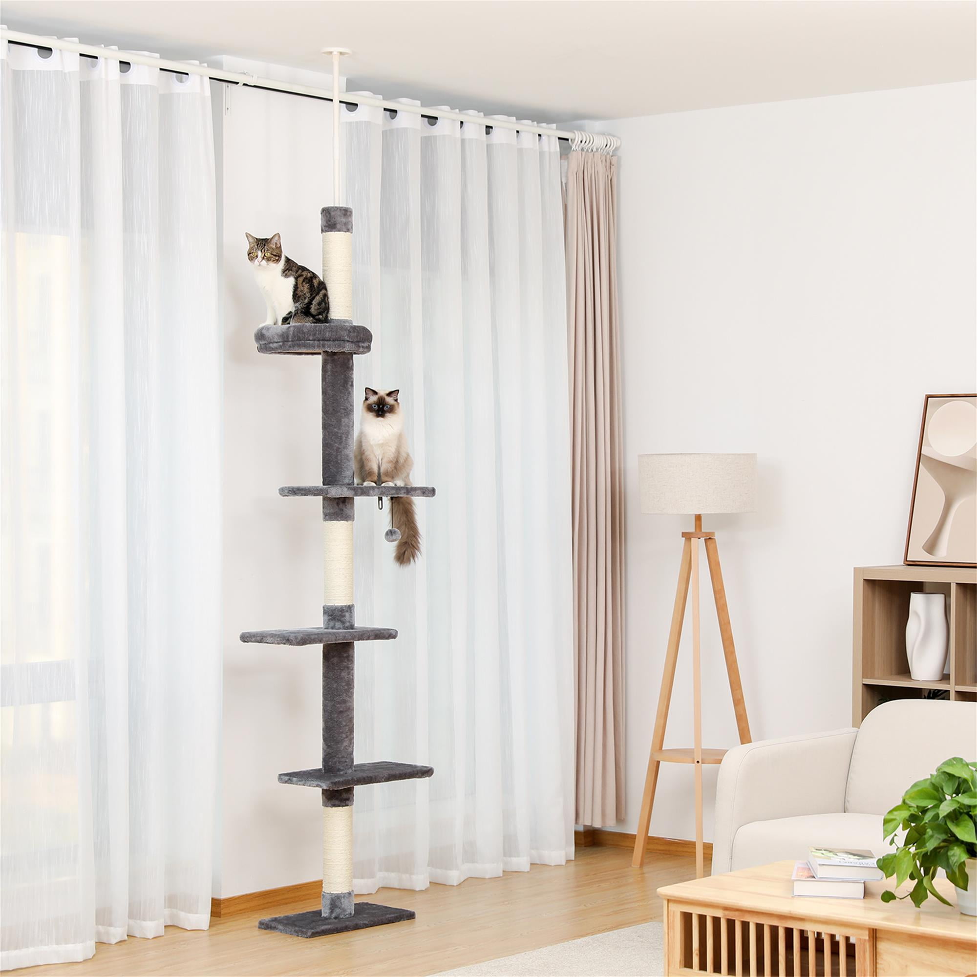 Cat tower to ceiling sales