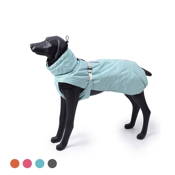 Pefilos New Style Winter Dog Jacket for Medium Dogs with Waterproof Warm Dog Coats for Small Dogs Girl Polyester Filling Fabric Sport Vest for Dogs, Blue M