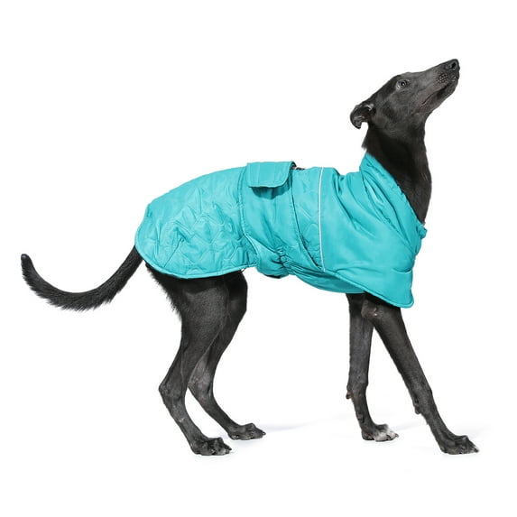Pefilos Reversible Water Repellent Dog Jacket Pets Apparel Winter Warm Outdoor Sport Dog Coats for Winter Cold Weather Puppy Comfort Vest, Green 3XL