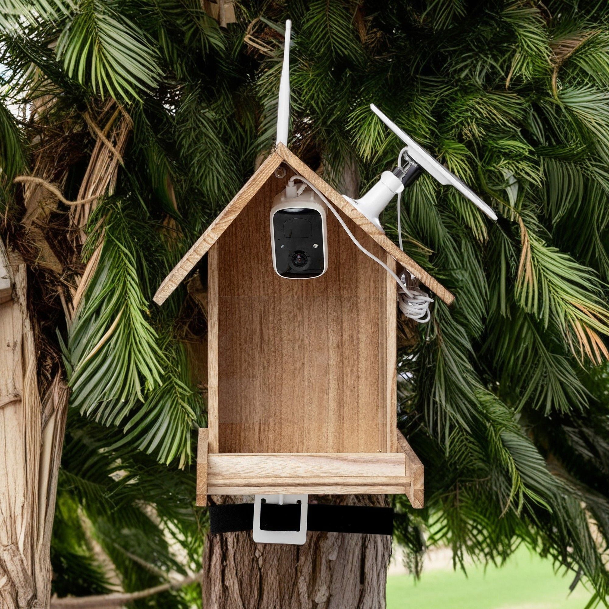 Pefilos Smart Bird Feeder with Camera, Bird Watching Camera, Auto Capture Bird Videos & Motion Detection, Wireless Camera Ideal Present for Bird Lover, Beige Pefilos Smart Bird Feeder with Camera, Bird Watching Camera, Auto Capture Bird Videos & Motion Detection, Wireless Camera Ideal Present for Bird Lover, Beige