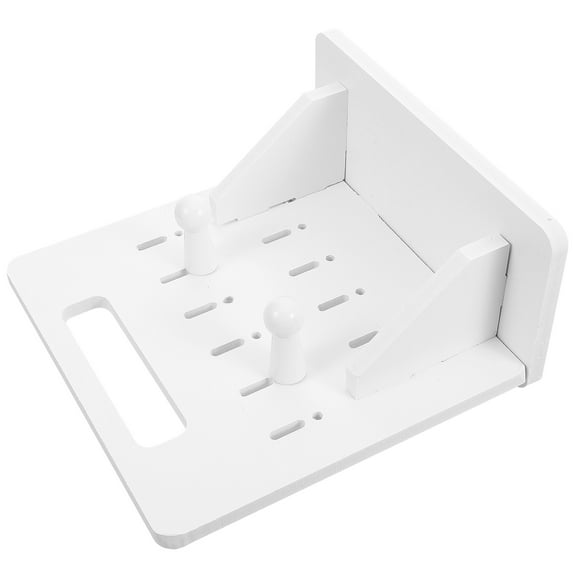 Peg Board Study Table Desk Desktop Display Rack Pegboard Vertical Hole Wood Plastic Student