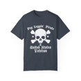 thumbnail image 1 of Peg Leggin' Pirate & US Veteran Amputee Quote Gift	| Humorous Servicemen Graphic Pun Men Women Unisex Garment-Dyed T-shirt, 1 of 4