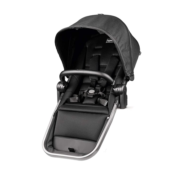 stroller wagon big wheels 4 Seater Stroller, All-Terrain Aluminum Wagon for 4 Kids with a push handle Zero Gravity Recliner Stokke Color:BN Depth_1.60