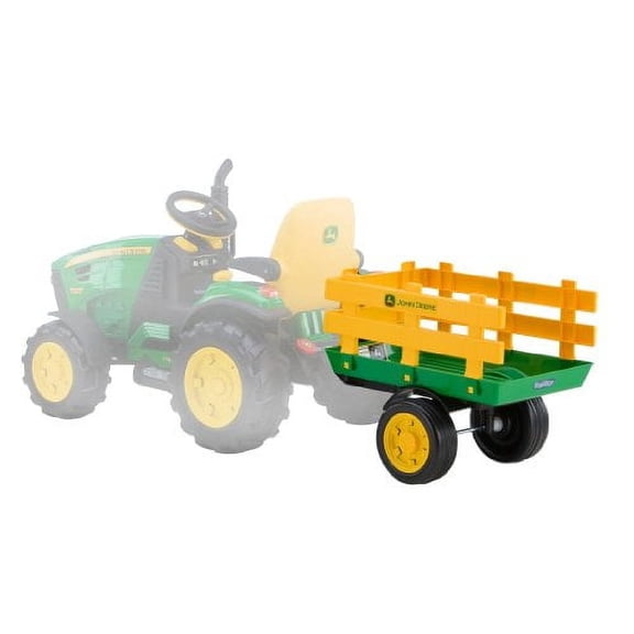 Peg Perego John Deere Stakeside Trailer Ride On, Green