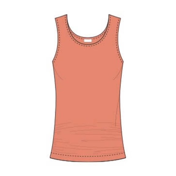 Peg Scoopneck Ruched Tank Top - SALE