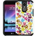 thumbnail image 1 of Pegacell Cover Case Compatible for LG K20 Plus, LG K20+, LG K20 V, LG Harmony, k20 Case - Colorful Design Hybrid Armor Case Shockproof Dual Layer Protective Phone Cover - Colorful Owl, 1 of 2