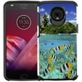 thumbnail image 1 of Pegacell Cover Case Compatible for Motorola Moto Z3, Motorola Moto Z3 Play Case - Colorful Design Hybrid Armor Case Shockproof Dual Layer Protective Phone Cover - Coral Beach, 1 of 2