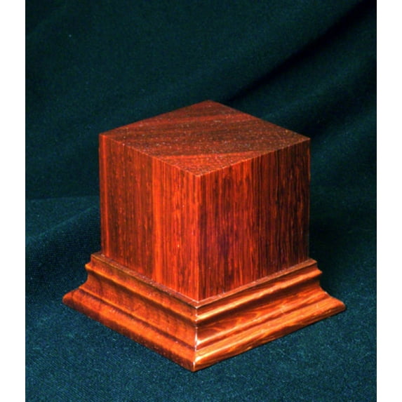 Pegaso Models 1:35 Wood Base Pedestal Display Stand 40x40x50mm #WBP-Q02