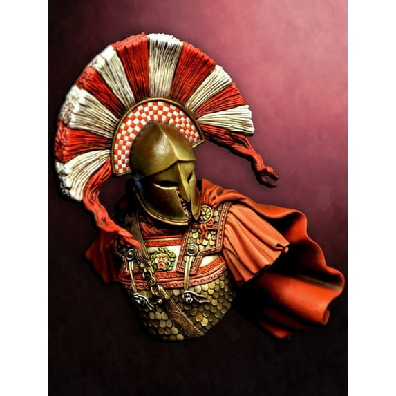 Pegaso Models 1:9 200mm Spartan Warrior Resin Bust Kit #200-038