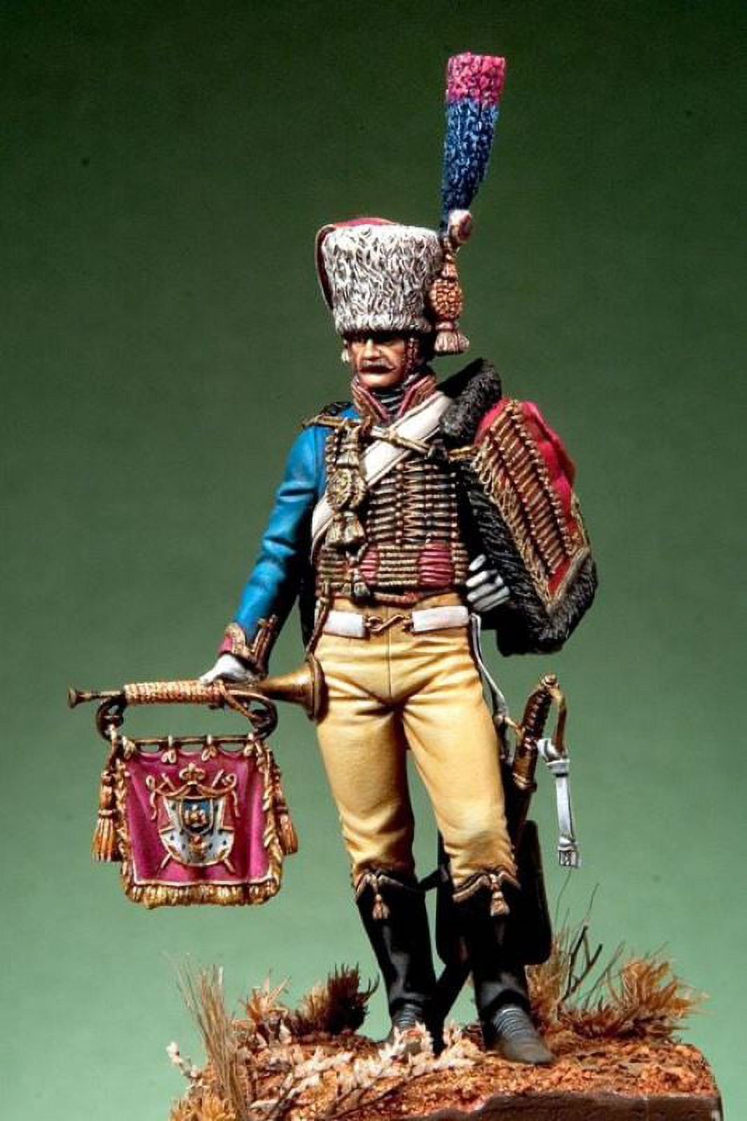 Pegaso Models 54mm Chasseur Trumpeter Imperial Guard France 1806 Metal 54 160