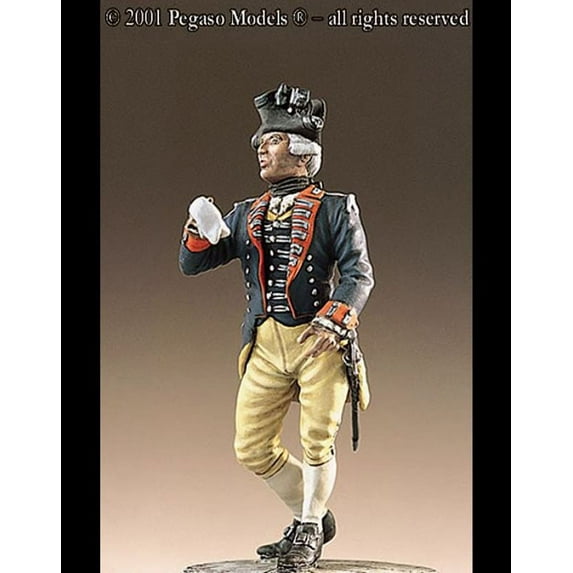 Pegaso Models 54mm Officer, 2nd New York Regiment, American Revolution #54-061