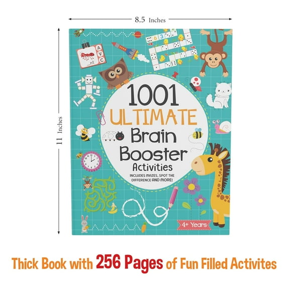 Pegasus - 1001 Ultimate Brain Booster Activities for Kids -Enhance the Child Mind with Cognitive Skills