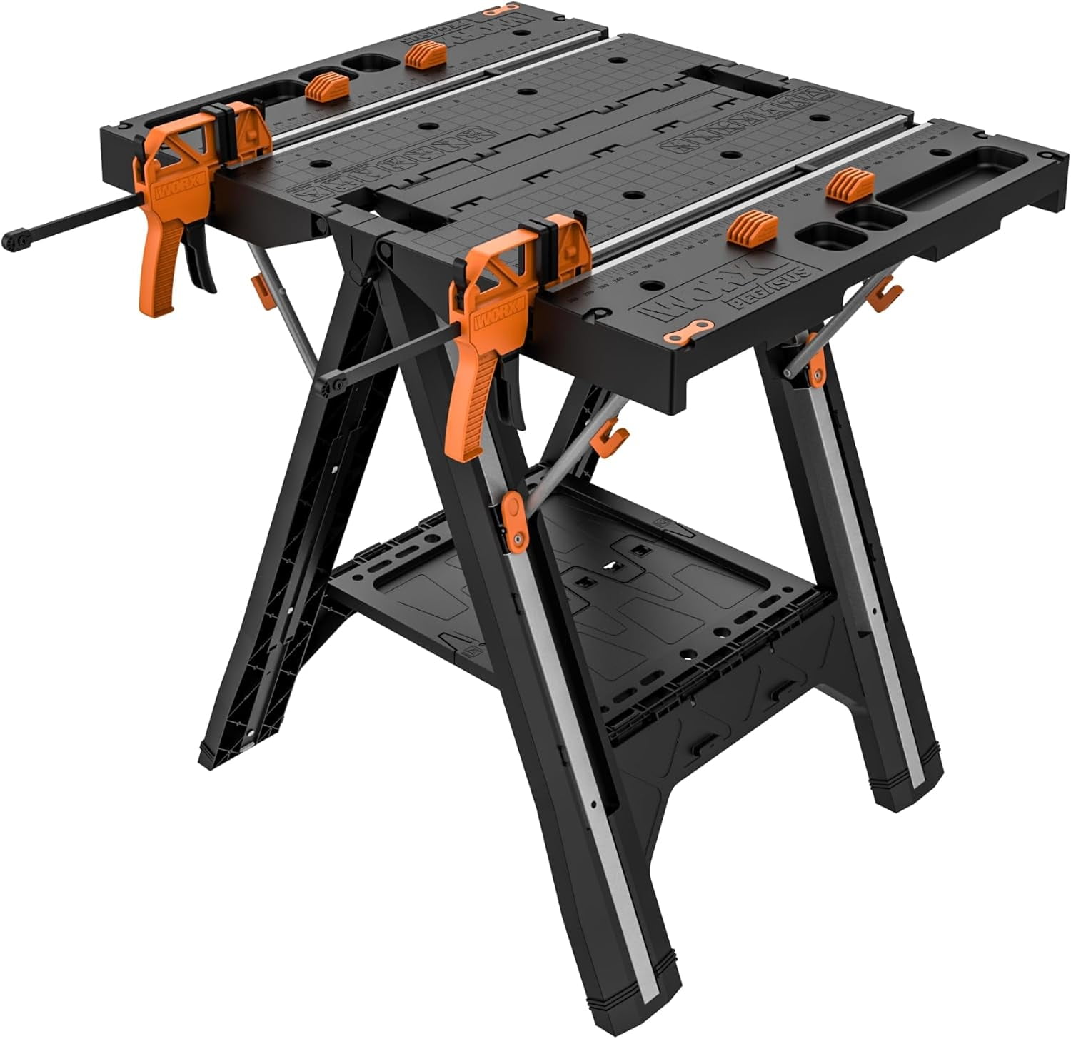 Pegasus 2in1 Folding Work Table & Sawhorse, Easy Setup Portable