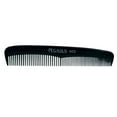 thumbnail image 1 of Pegasus 605, 7in Hard Rubber Styling Comb with Extra Fine Teeth, Seamless, Smooth Edges, Anti Static, Heat and Chemically Resistant, Portable Pocket Purse Dresser Comb | Peines de goma dura - Black, 1 of 8