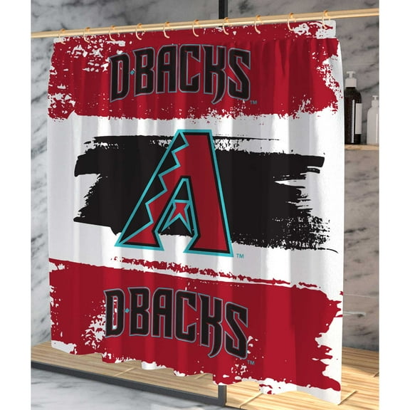 Pegasus Arizona Diamondbacks Shower Curtain & Bath Mat Set