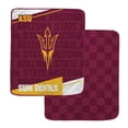 thumbnail image 1 of Pegasus Arizona State Sun Devils 60" x 70" Diagonal Ghost Checkered Double-Sided Blanket, 1 of 1