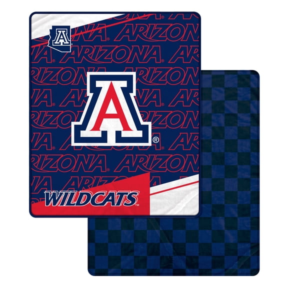 Pegasus Arizona Wildcats 60" x 70" Diagonal Ghost Checkered Double-Sided Blanket