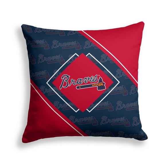 Pegasus Atlanta Braves 18" x 18" Diamond Boxed Decor Pillow