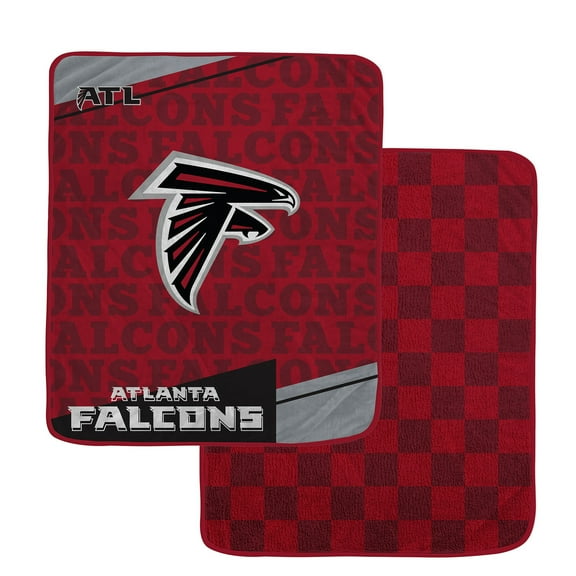 Pegasus Atlanta Falcons 60" x 70" Diagonal Ghost Checkered Double-Sided Blanket