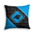 thumbnail image 1 of Pegasus Carolina Panthers 18" x 18" Diamond Boxed Decor Pillow, 1 of 1