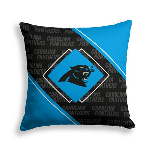 Pegasus Carolina Panthers 18" x 18" Diamond Boxed Decor Pillow